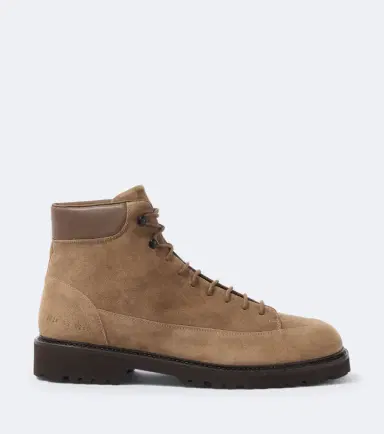 Common Projects Hiker leather-trimmed suede lace-up boots | Thumbnail 3 Common Projects Hiker leather-trimmed suede lace-up boots | Thumbnail 3