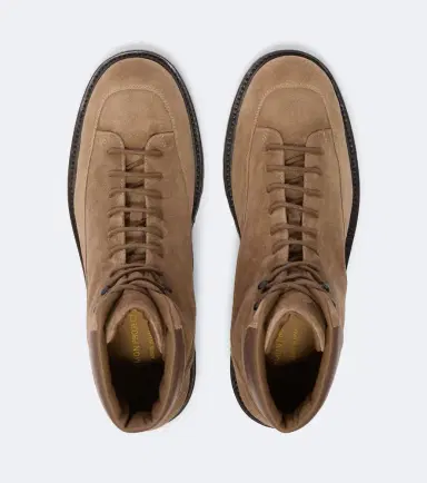 Common Projects Hiker leather-trimmed suede lace-up boots | Thumbnail 4 Common Projects Hiker leather-trimmed suede lace-up boots | Thumbnail 4