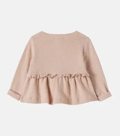 1 + in the Family Baby Cortina ruffled cotton-blend cardigan | Thumbnail 3 1 + in the Family Baby Cortina ruffled cotton-blend cardigan | Thumbnail 3