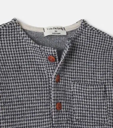 1 + in the Family Baby Nuoro houndstooth cotton-blend top | Thumbnail 3 1 + in the Family Baby Nuoro houndstooth cotton-blend top | Thumbnail 3