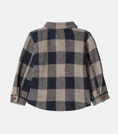 1 + in the Family Baby Modena checked flannel shirt | Thumbnail 2 1 + in the Family Baby Modena checked flannel shirt | Thumbnail 2