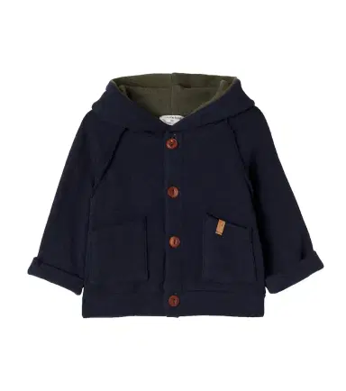 1 + in the Family Baby Edmonton hooded cotton-blend cardigan | Thumbnail 1 1 + in the Family Baby Edmonton hooded cotton-blend cardigan | Thumbnail 1