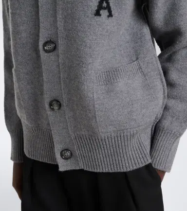 Ami Paris Ami de Coeur wool cardigan | Thumbnail 2 Ami Paris Ami de Coeur wool cardigan | Thumbnail 2