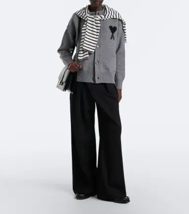 Ami Paris Ami de Coeur wool cardigan | Thumbnail 6 Ami Paris Ami de Coeur wool cardigan | Thumbnail 6
