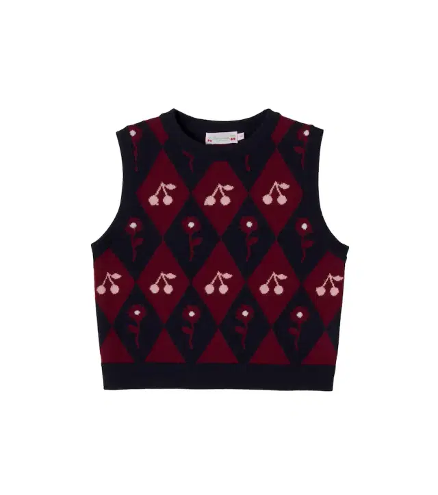 Maelle argyle wool sweater vest Maelle argyle wool sweater vest