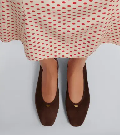 Prada Suede ballet flats | Thumbnail 6 Prada Suede ballet flats | Thumbnail 6