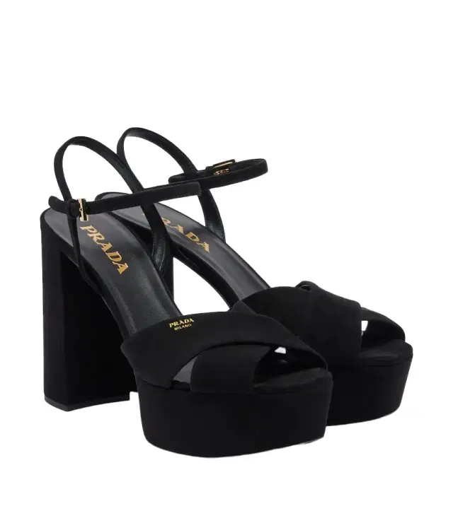 Suede platform sandals Suede platform sandals