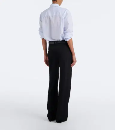 The Row Coleman wool gabardine straight pants | Thumbnail 6 The Row Coleman wool gabardine straight pants | Thumbnail 6