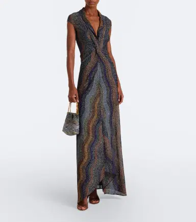 Missoni Knitted lamé maxi dress | Thumbnail 2 Missoni Knitted lamé maxi dress | Thumbnail 2