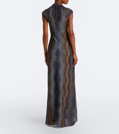 Missoni Knitted lamé maxi dress | Thumbnail 3 Missoni Knitted lamé maxi dress | Thumbnail 3