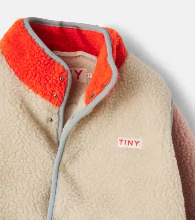 Tinycottons Colorblocked teddy jacket | Thumbnail 3 Tinycottons Colorblocked teddy jacket | Thumbnail 3