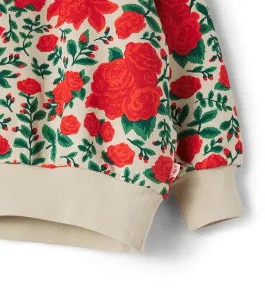 Tinycottons Roses cotton hoodie | Thumbnail 3 Tinycottons Roses cotton hoodie | Thumbnail 3