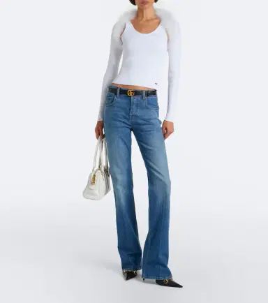 Gucci Borsetto Small leather shoulder bag | Thumbnail 6 Gucci Borsetto Small leather shoulder bag | Thumbnail 6