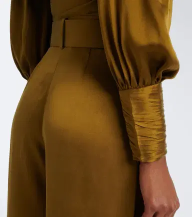 Zimmermann Belted pleated silk wide-leg pants | Thumbnail 2 Zimmermann Belted pleated silk wide-leg pants | Thumbnail 2