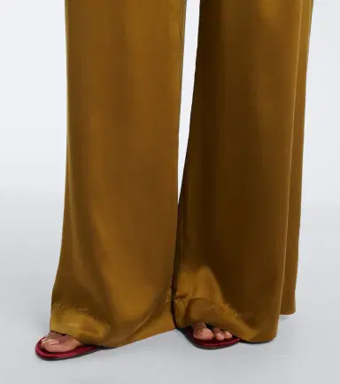 Zimmermann Belted pleated silk wide-leg pants | Thumbnail 3 Zimmermann Belted pleated silk wide-leg pants | Thumbnail 3