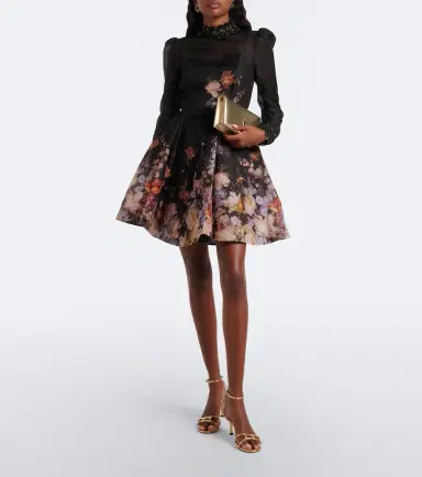Zimmermann Valiant floral linen and silk minidress | Thumbnail 5 Zimmermann Valiant floral linen and silk minidress | Thumbnail 5