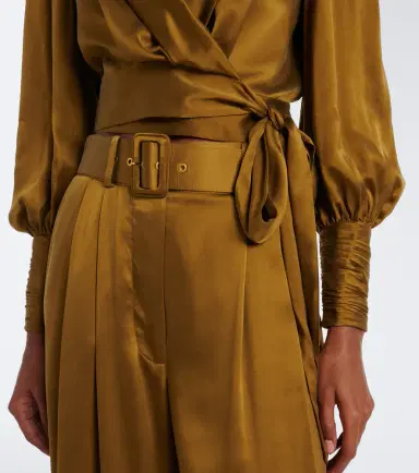 Zimmermann Silk satin wrap top | Thumbnail 5 Zimmermann Silk satin wrap top | Thumbnail 5
