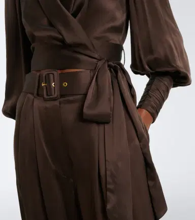 Zimmermann Silk satin wrap top | Thumbnail 5 Zimmermann Silk satin wrap top | Thumbnail 5