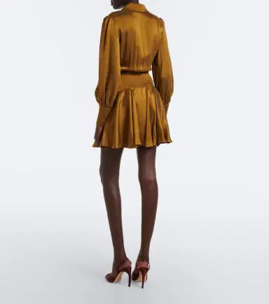 Zimmermann Silk satin wrap dress | Thumbnail 5 Zimmermann Silk satin wrap dress | Thumbnail 5