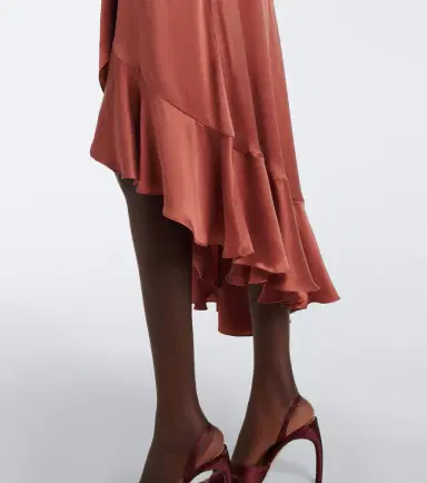 Zimmermann Silk satin wrap dress | Thumbnail 2 Zimmermann Silk satin wrap dress | Thumbnail 2
