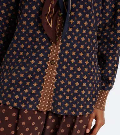 Zimmermann Printed tie-neck blouse | Thumbnail 3 Zimmermann Printed tie-neck blouse | Thumbnail 3