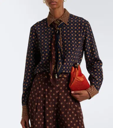 Zimmermann Printed tie-neck blouse | Thumbnail 4 Zimmermann Printed tie-neck blouse | Thumbnail 4