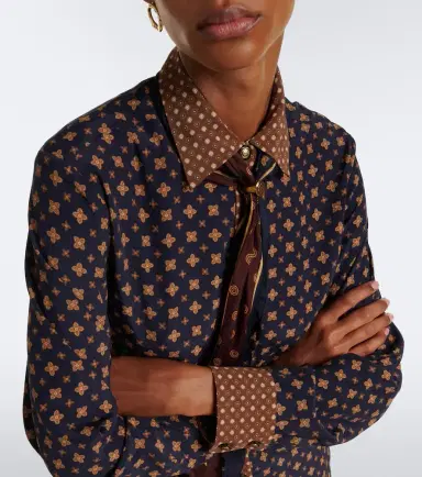 Zimmermann Printed tie-neck blouse | Thumbnail 5 Zimmermann Printed tie-neck blouse | Thumbnail 5