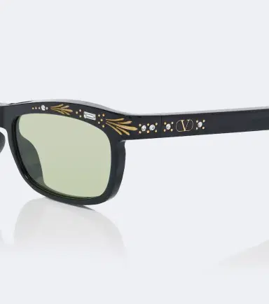Valentino Embellished rectangular sunglasses | Thumbnail 3 Valentino Embellished rectangular sunglasses | Thumbnail 3