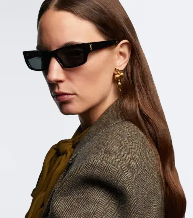 Saint Laurent Jazz rectangular sunglasses | Thumbnail 4 Saint Laurent Jazz rectangular sunglasses | Thumbnail 4