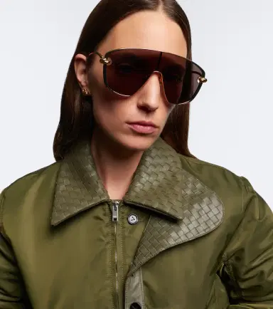 Bottega Veneta Knot shield sunglasses | Thumbnail 4 Bottega Veneta Knot shield sunglasses | Thumbnail 4