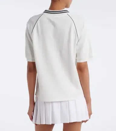 Miu Miu Cotton piqué polo shirt | Thumbnail 4 Miu Miu Cotton piqué polo shirt | Thumbnail 4