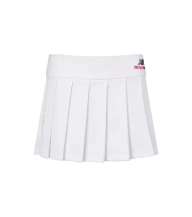 Miu Miu x New Balance pleated jersey miniskirt | Thumbnail 1 Miu Miu x New Balance pleated jersey miniskirt | Thumbnail 1