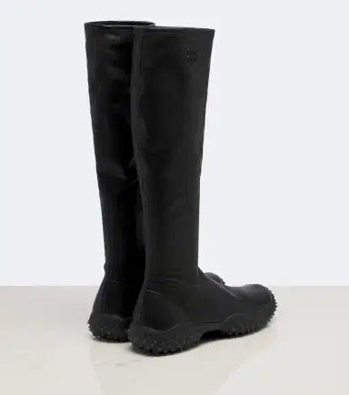 Miu Miu Leather knee-high boots | Thumbnail 2 Miu Miu Leather knee-high boots | Thumbnail 2