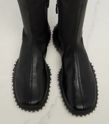 Miu Miu Leather knee-high boots | Thumbnail 3 Miu Miu Leather knee-high boots | Thumbnail 3