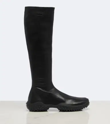 Miu Miu Leather knee-high boots | Thumbnail 4 Miu Miu Leather knee-high boots | Thumbnail 4