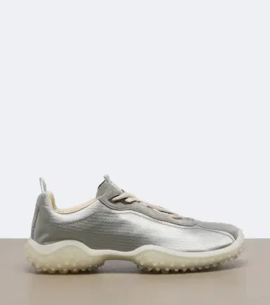 Miu Miu Bubble suede-trimmed sneakers | Thumbnail 3 Miu Miu Bubble suede-trimmed sneakers | Thumbnail 3