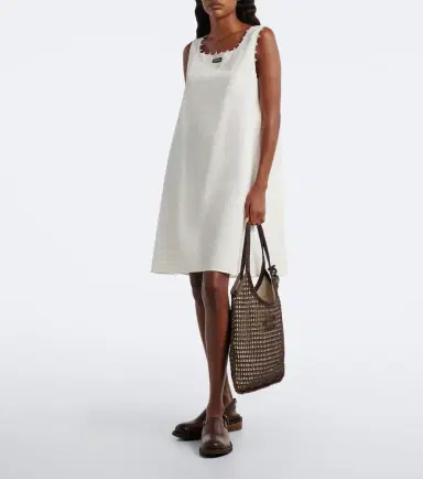 Miu Miu Ivy crochet raffia-effect shopper | Thumbnail 6 Miu Miu Ivy crochet raffia-effect shopper | Thumbnail 6