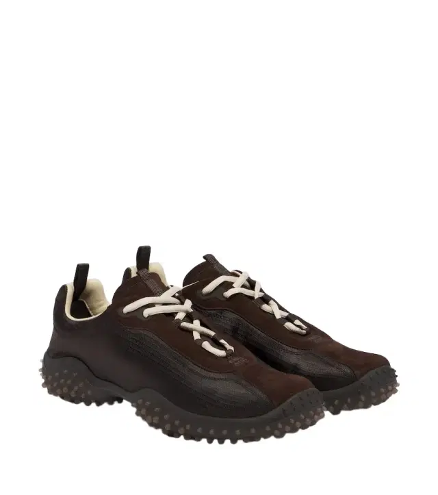 Bubble suede-trimmed sneakers Bubble suede-trimmed sneakers