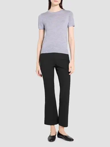 Theory Women's Basic Merino Wool T-Shirt | Thumbnail 2 Theory Women's Basic Merino Wool T-Shirt | Thumbnail 2