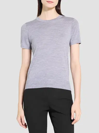 Theory Women's Basic Merino Wool T-Shirt | Thumbnail 3 Theory Women's Basic Merino Wool T-Shirt | Thumbnail 3