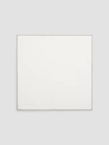 Ralph Lauren Purple Label Men's Linen Tipped Pocket Square - White With Pearl | Thumbnail 3 Ralph Lauren Purple Label Men's Linen Tipped Pocket Square - White With Pearl | Thumbnail 3