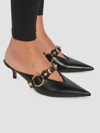 Balenciaga Women's City Mules - Black | Thumbnail 6 Balenciaga Women's City Mules - Black | Thumbnail 6
