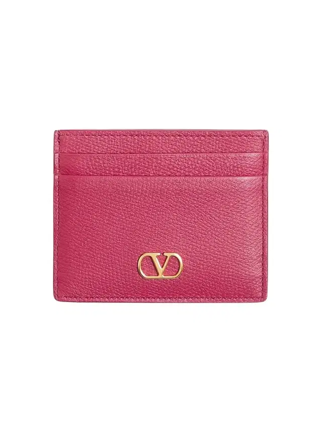 Women's VLogo Signature Grainy Calfskin Card Holder - Insolent Women's VLogo Signature Grainy Calfskin Card Holder - Insolent