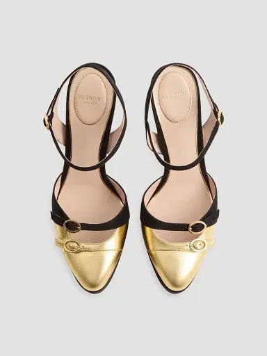 Valentino Garavani Women's Crasher Platform 145MM Pumps in Suede | Thumbnail 3 Valentino Garavani Women's Crasher Platform 145MM Pumps in Suede | Thumbnail 3