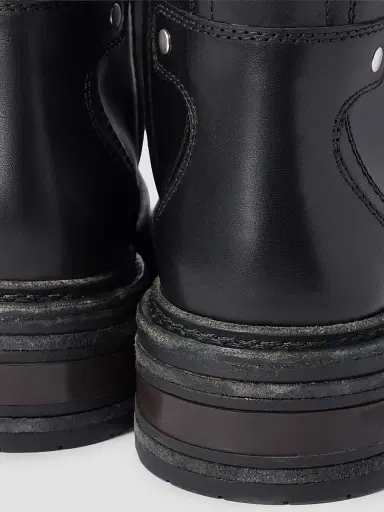 Miu Miu Women's Leather Boots - Black | Thumbnail 3 Miu Miu Women's Leather Boots - Black | Thumbnail 3