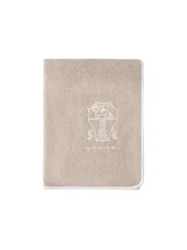 Brunello Cucinelli Cotton Terrycloth Towel with Embroidery | Thumbnail 1 Brunello Cucinelli Cotton Terrycloth Towel with Embroidery | Thumbnail 1