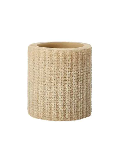 Brunello Cucinelli Large Wax Lantern with English Rib Knit Effect | Thumbnail 1 Brunello Cucinelli Large Wax Lantern with English Rib Knit Effect | Thumbnail 1