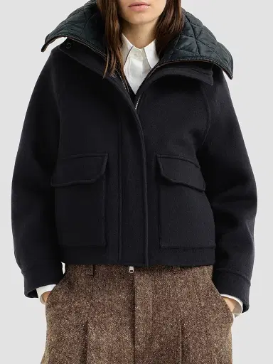 Brunello Cucinelli Women's Hand-Crafted Outerwear Jacket - Night | Thumbnail 3 Brunello Cucinelli Women's Hand-Crafted Outerwear Jacket - Night | Thumbnail 3