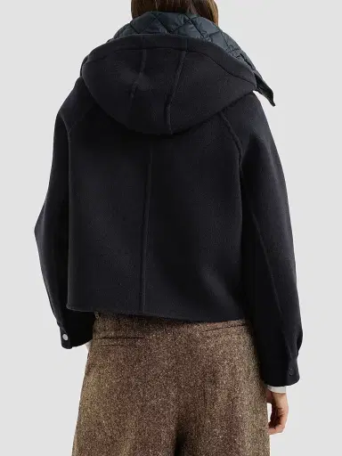 Brunello Cucinelli Women's Hand-Crafted Outerwear Jacket - Night | Thumbnail 4 Brunello Cucinelli Women's Hand-Crafted Outerwear Jacket - Night | Thumbnail 4