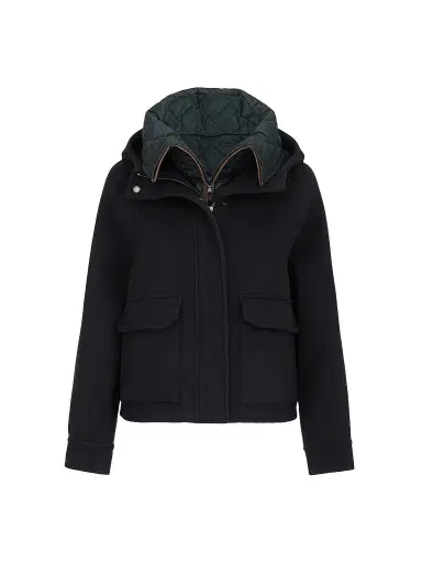 Brunello Cucinelli Women's Hand-Crafted Outerwear Jacket - Night | Thumbnail 1 Brunello Cucinelli Women's Hand-Crafted Outerwear Jacket - Night | Thumbnail 1